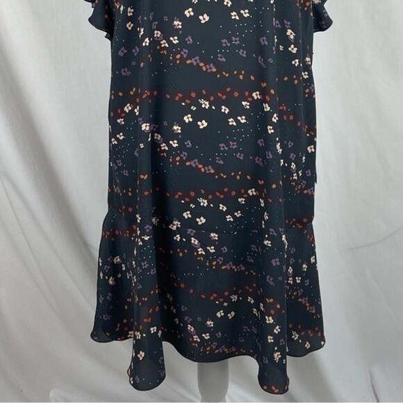 Cabi Gray Floral Cottage Office to Date Night Feminine Dress NWOT Size S - Picture 3 of 12
